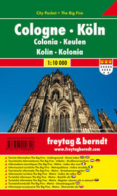 Kolonia city pocket mapa 1:10 000 Freytag  Berndt