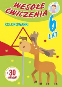Wesołe ćwiczenia Kolorowanki 6 lat