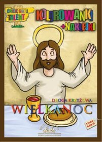 Kolorowanki wielkanocne z naklejkami