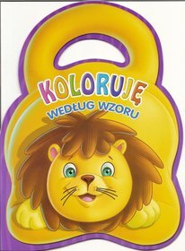 Koloruję według wzoru - Lew