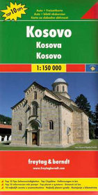 Kosowo mapa 1:150 000 Freytag  Berndt