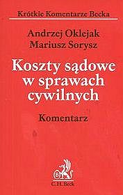 EBOOK Koszty sądowe w sprawach cywilnych. Komentarz