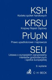 Kodeks Spółek Handlowych Krajowy Rejestr Sądowy Monitor Sądowy i Gospodarczy Prawo upadłościowe i na