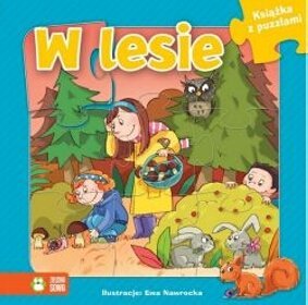 Książka z puzzlami. W lesie