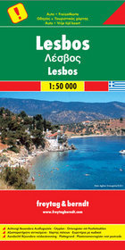 Lesbos mapa 1:50 000 Freytag  Berndt