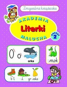 Literki. Zmywalna książeczka. Zeszyt 2. Akademia malucha