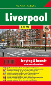 Liverpool city pocket mapa 1:10 000 Freytag  Berndt