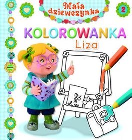 Liza. Kolorowanka. Mała dziewczynka