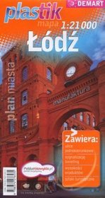 Łódź. Plan miasta Plastik w skali 1:21 000