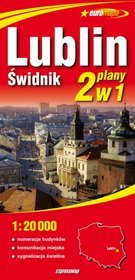 Lublin Świdnik plany miast 2 w 1 1:20 000