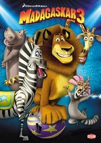 Madagaskar 3 Kolorowanka