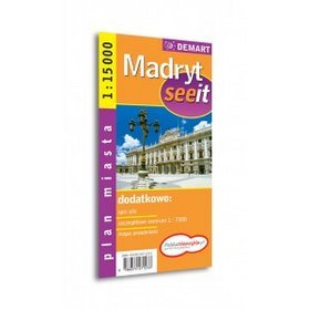 Madryt- plan miasta (skala 1:15 000)