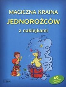 Magiczna kraina jednorożców z naklejkami