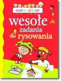 Wesołe zadania do rysowania Mała szkoła