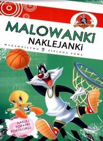 Malowanki naklejanki Kot Sylwester Tweety