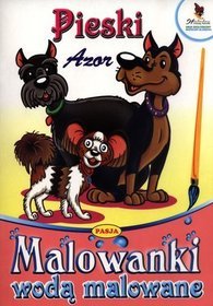 Pieski Azor Malowanki wodą malowane