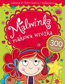 Malwinka makowa wróżka. Zadania do kolorowania i wyklejania