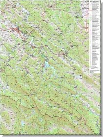 Mapa Bieszczad