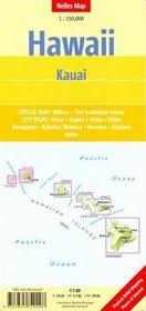 Mapa Hawaje - Kauai 1:150 000 Nelles