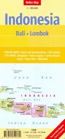 Mapa Indonezja - Bali/Lombok 1:180 000 Nelles