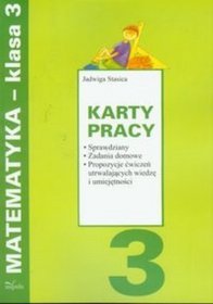 Matematyka 3 Karty pracy