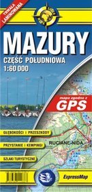 Mazury południowe - mapa turystyczna w skali 1: 60 000