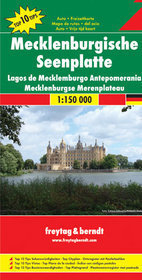 Mecklenburg Lake Plateau mapa T10T 1:150 000 Freytag  Berndt