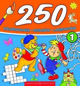 250 kolorowanek część 1