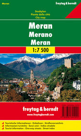 Merano mapa 1:7 500 Freytag  Berndt