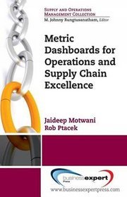 Metric dashboards for operations and supply chain excellence