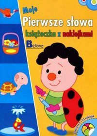 Moje pierwsze słowa. Książeczka z naklejkami. Biedronka