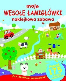 Moje wesołe łamigłówki. Naklejkowa zabawa