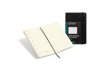 Moleskine 18 months - weekly notebook - pocket - hard black cover