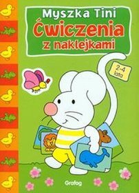 Myszka Tini ćwiczenia z naklejkami 2-4 lata