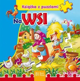 Na wsi - książka z puzzlami