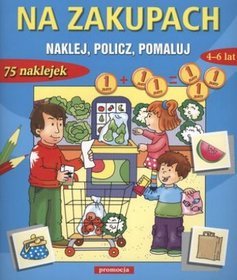 Na zakupach. Naklej, policz, pomaluj