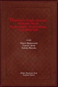 Najstarsza księga promocji Wydziału Sztuk Uniwersytetu Krakowskiego z lat 1402-1541