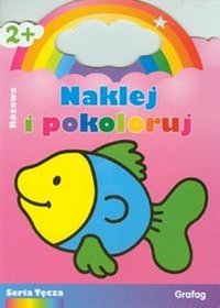 Naklej i pokoloruj - Różowa