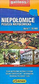 Niepołomice Puszcza Niepołomicka Mapa turystyczna 1: 35 000