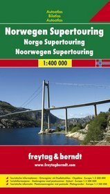 Norwegia atlas 1:400 000