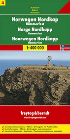 Norwegia cz.4 - Nordkapp HAMMERFEST mapa 1:400 000 Freytag  Berndt