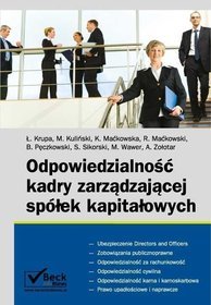 Odpowiedzialność kadry zarządzającej