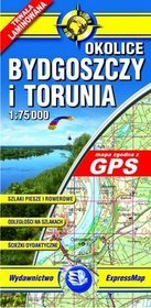 Okolice Torunia i Bydgoszczy - mapa turystyczna w skali 1: 75 000