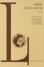 Orbis Linguarum. Vol. 41