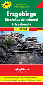 Ore Mountains mapa T10T 1:150 000 Freytag  Berndt