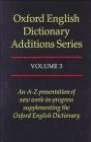 Oxford English Dictionary Assitions Series v.3