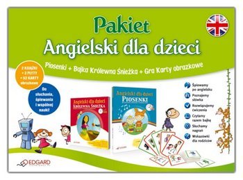 Pakiet - Angielski dla dzieci (Królewna Śnieżka + Karty Obrazkowe)