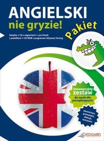 Pakiet - Angielski nie gryzie (książka + CD audio + 500 fiszek + CD-ROM z programem Aktywny Trening )