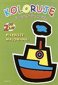 Pierwsze malowanki - koloruję, nie przechodze za linię