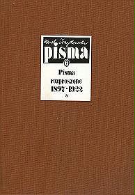 Pisma rozproszone - tom 1 1897-1922